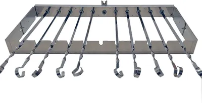Produktbild von Elektrischer Spießdreher für 11 Spieße mit Motor ohne Spieße Grill Mangal Schaschlik 59 cm