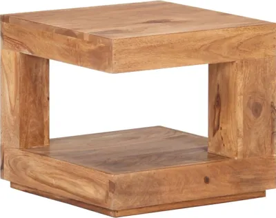Produktbild von The Living Store Couchtisch 45x45x40 cm Massivholz Akazie