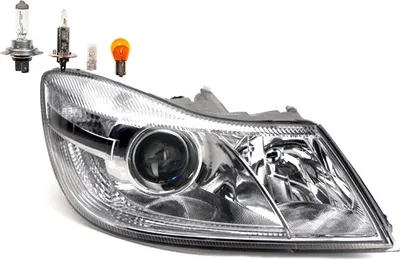 Produktbild von Scheinwerfer kompatibel zu Skoda Octavia 1Z 09-13 Rechts Leuchtmittel 1Z1941018S 1Z1941016F Johns