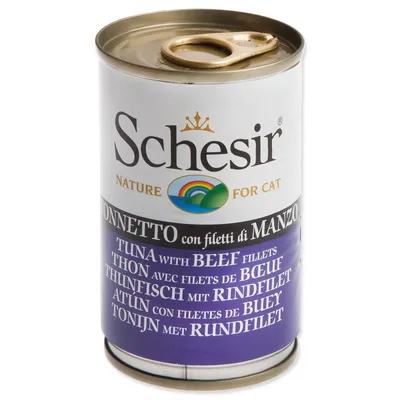 Immagine prodotto di Scatola SCHESIR Cat tonno + manzo 140 g