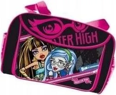 Obrázek produktu pro Sportovní taška St. Majewski Monster High, prostorná taška na volný čas a trénink se zipem a ramenním popruhem