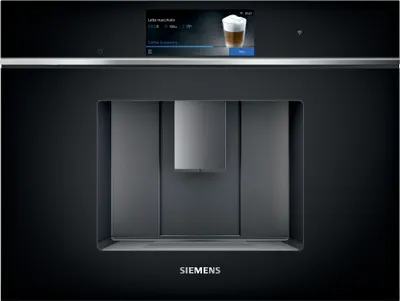 Obrázok produktu pre Siemens iQ700 CT718L1B0, Espresso kávovar, 2,4 L, Kávové zrná, Vstavaný mlynček, Čierna