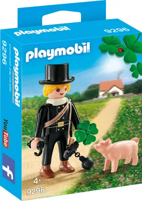 Produktbild von PLAYMOBIL 9296 Schornsteinfeger mit Glücksschweinchen