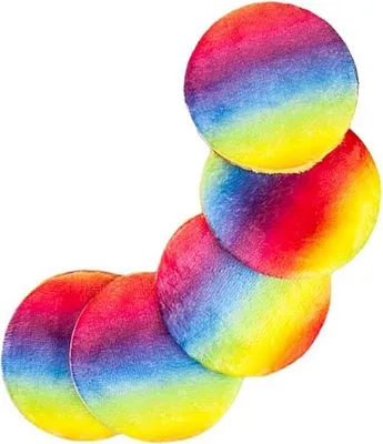 Produktbild von Glov Moon Pads Regenbogen Wiederverwendbare Pads, 5 Stück