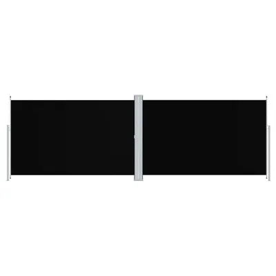 Image de vidaXL Store latéral extensible noir 200x600 cm