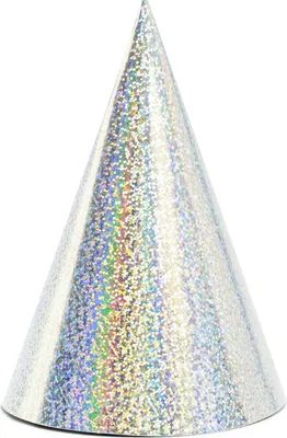 Produktbild von PartyDeco Holografische Partyhüte, silber, 16cm, Party-Hut, Silber, Geburtstag, 160 mm, 10 cm, 6 Stück(e)