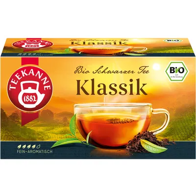 Produktbild von TEEKANNE  Schwarzer Tee Klassik -Tee 20 Portionen