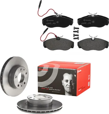 Produktbild von Bremsscheibensatz mit Bremsklötzen vorn