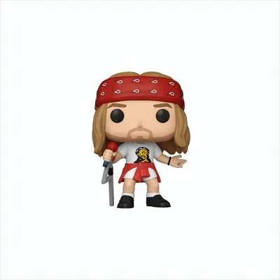 A Funko Pop! vinyl figure of Axl Rose from Guns N' Roses.
