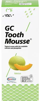 Produktbild von GC Tooth Mousse Melone zur Unterstützung der Mundhygiene, 40 g Gel