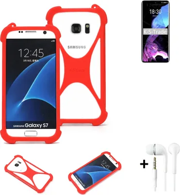 Produktbild von Handy-hülle + Kopfhörer kompatibel mit Meizu 18 Schutz-hülle Bumper Silikon Schutz Hülle Cover Case Silikoncase Silikonbumper TPU Softcase