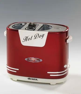 Immagine prodotto di Ariete 186 Pentola a vapore per Hot dog Rosso, Bianco