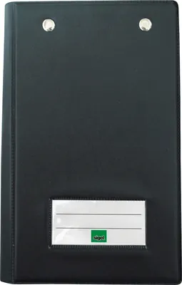 Produktbild von Kassenblockmappe 115x178mm schwarz Packung mit 20 Stück