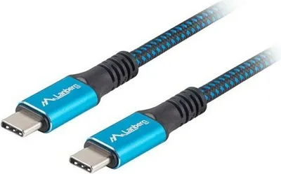 Obrázek produktu pro Kabel Lanberg USB-C(M) -> USB-C(M) 4.0 kabel 0,5m 100W 8K 30Hz