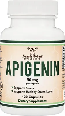 Image de Double Wood Apigenin | 120 gélules végétaliennes | 50 mg par gélule | Supplément