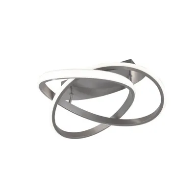 Produktbild von LED-Deckenleuchte - Weiß - Metall - 45 x 18,8 cm