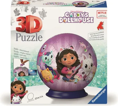 Produktbild von Ravensburger 115945 Puzzle-Kugel Gabbys Puppenhaus