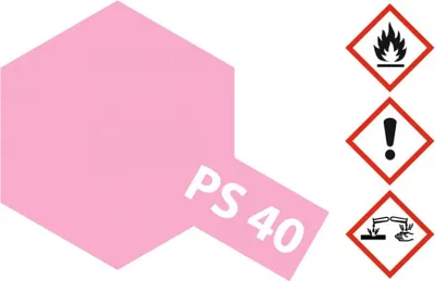 Produktbild von PS-40 Translucent Rosarot Polyc. 100ml 300086040