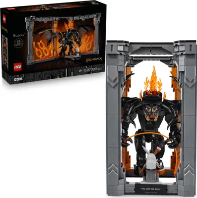 Produktbild von LEGO® Icons 10367 Der Herr der Ringe: Balrog Bücherstütze