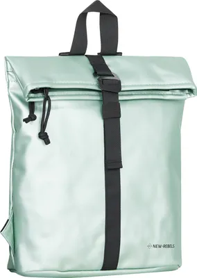 Produktbild von Mart Los Angeles Metallic Hellgrün 7L Rolltop Rucksack Wasserabweisend