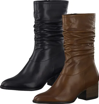 Produktbild von Tamaris Damen Stiefeletten Stiefel Leder 1-25339-25, Größe:41 EU, Farbe:Schwarz