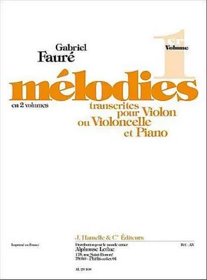 Zdjęcie produktu dla Melodie vol.1 na skrzypce (wiolonczelę) i fortepian