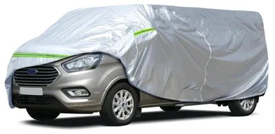 Produktbild von Autoabdeckung Vollgarage für Ford Transit Custom L1H1 2012-2022, 300D Allwetter Silber
