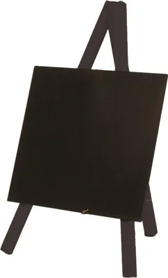 Produktbild von Securit Tisch Kreidetafel MINI mit Staffelei schwarz