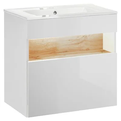 Obrázek produktu pro Umyvadlo Keramické umyvadlo Koupelnová umyvadla 60 cm vanity unit