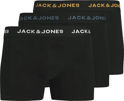Image de Jack & Jones Conor Solid Boxers 3 unités Noir XL Hommes Noir XL