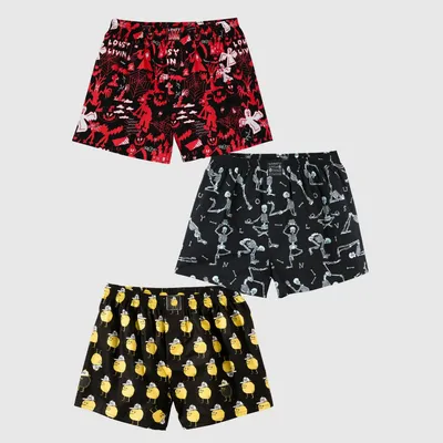 Produktbild von Lousy Livin 3-Pack Boxershorts Night Falls Black S
