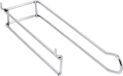 Immagine prodotto di Portarotolo per barbecue con parete forata, acciaio cromato, 277 x 83 x 55 mm