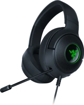 Produktbild von Razer Kraken V3 X, Kabelgebunden, Gaming, 12 - 28000 Hz, 283 g, Kopfhörer, Schwarz