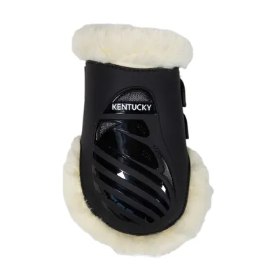 Produktbild von Kentucky Horsewear Streichkappe Elastik mit veganem Fell Beinschutz Schwarz M