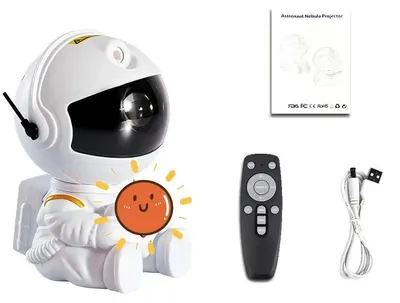 Obrázok produktu pre Galaktický projektor, efekt hmly, napájanie cez USB, biela hviezda