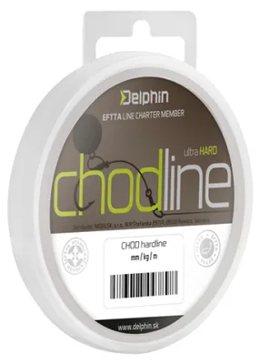 Produktbild von DELPHIN CHOD hardline, 25m, 0,5mm, 15.9kg / 35,05lbs, transparent, Monofile Angelschnur, 101001673