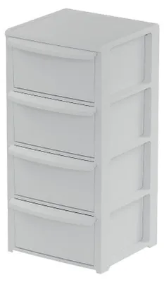 Zdjęcie produktu dla Szafka 4 Szuflady 39X38.5X80.5Cm Biała
