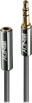 Produktbild von LINDY Verlängerungskabel 3.5mm Cromo line 1m