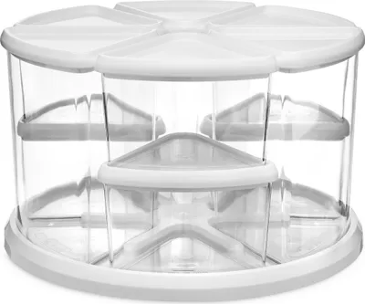 Produktbild von deflecto Karussell-Organizer transparent / weiß