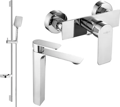 Image de Alexa SET Mélangeur lavabo + douche avec accessoires DS62, chromé (71214DS62-00)