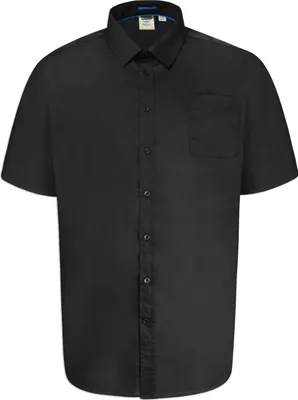 Immagine prodotto di Duke - Camicia "D555 Aeron" easy-iron da uomo a maniche corte DC196 (2XL) (Nero)
