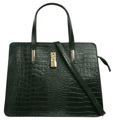 Produktbild von Cluty Handtasche Damen 021321 dunkelgrün