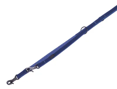 Produktbild von Führleine "Linen Deluxe", blau, M-L