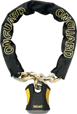 Immagine prodotto di OnGuard 8017 Catena con lucchetto Bestia 110 cm x 12 mm, nero/giallo