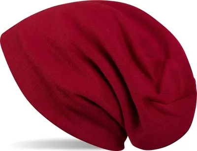 Produktbild von styleBREAKER warme Feinstrick Beanie Mütze mit sehr weichem Fleece Innenfutter, Longbeanie unifarben, Uni 04024092