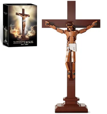 Immagine prodotto di Jésus 588: Set di costruzioni – Modello cristiano della croce per adulti