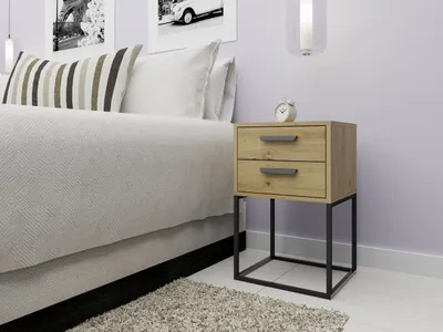 Immagine prodotto di Comodino con cassetti MARETA 6 - rovere artisan