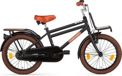Produktbild von SuperSuper Cooper Bamboo Kinderfahrrad - 18 Zoll - Mattschwarz