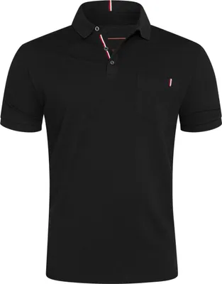 Produktbild von Rello & Reese Herren Poloshirt RRGALENA Herren Kurzarm Polo-Hemd T-Shirt in Piqué-Qualität