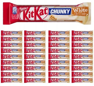Image de KitKat Chunky White gaufrettes recouvertes de glaçage blanc 40 g